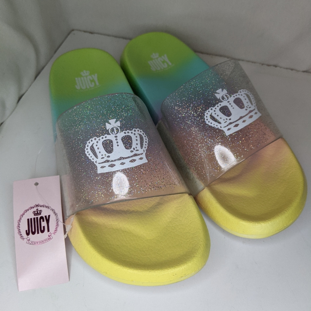 NWT Juicy By Juicy Couture JJK Adelanto Slides Women's Size 5M
